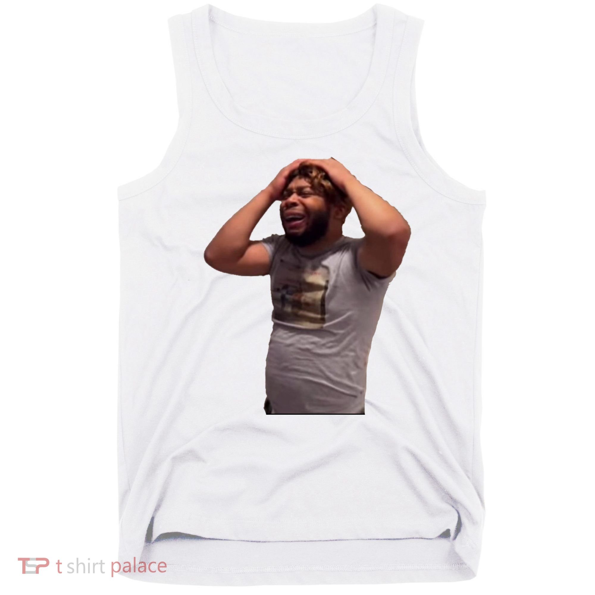 Crying Face Tank Top
