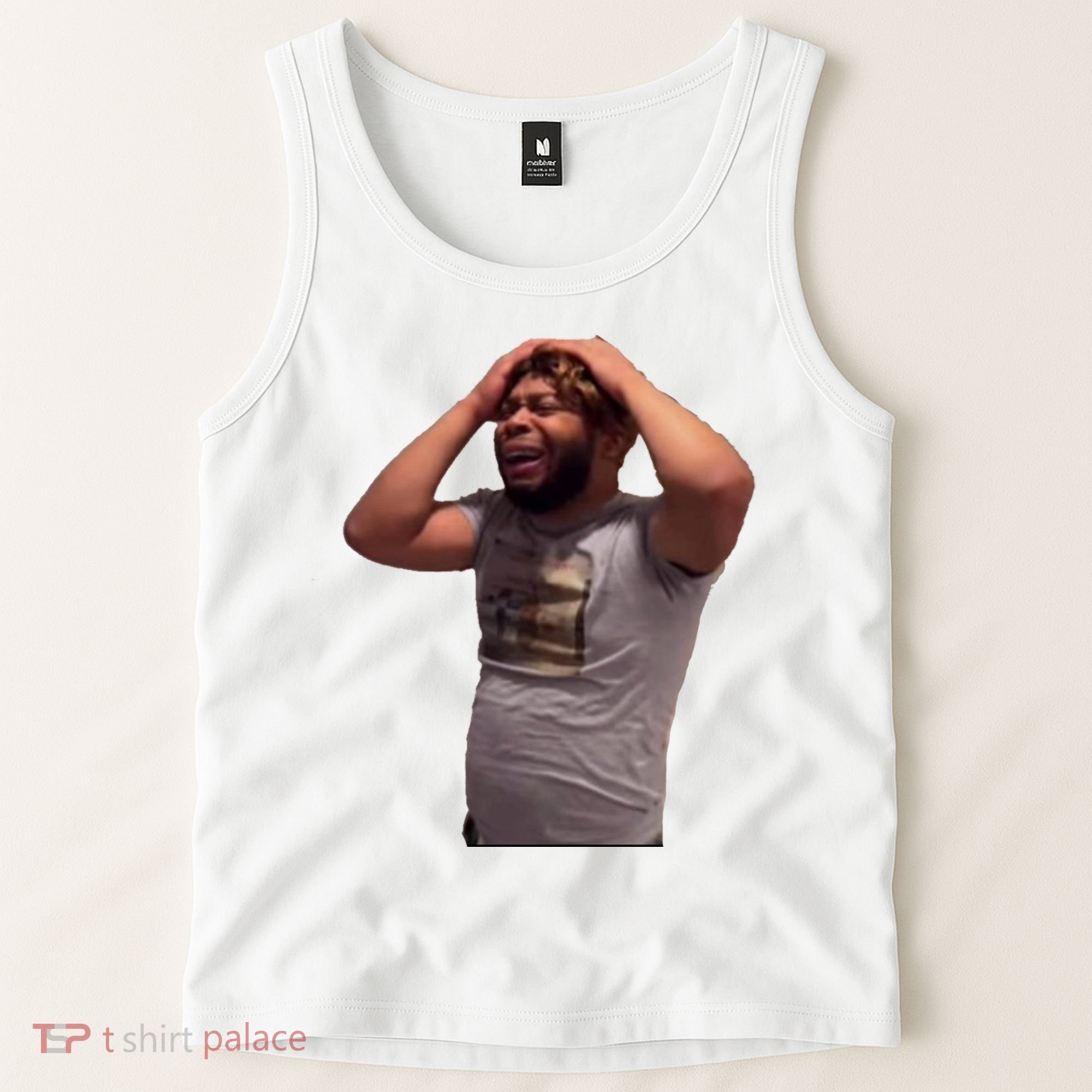 Crying Face Tank Top