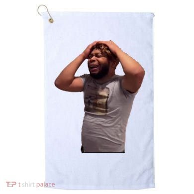 Crying Face Golf Towel