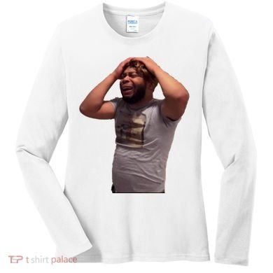 Crying Face Women's Long Sleeve Shirt