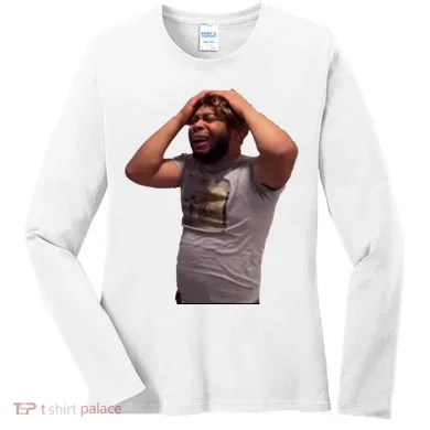 Crying Face Women's Long Sleeve Shirt