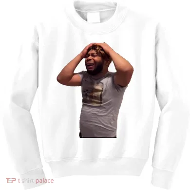 Crying Face Kids Sweatshirt