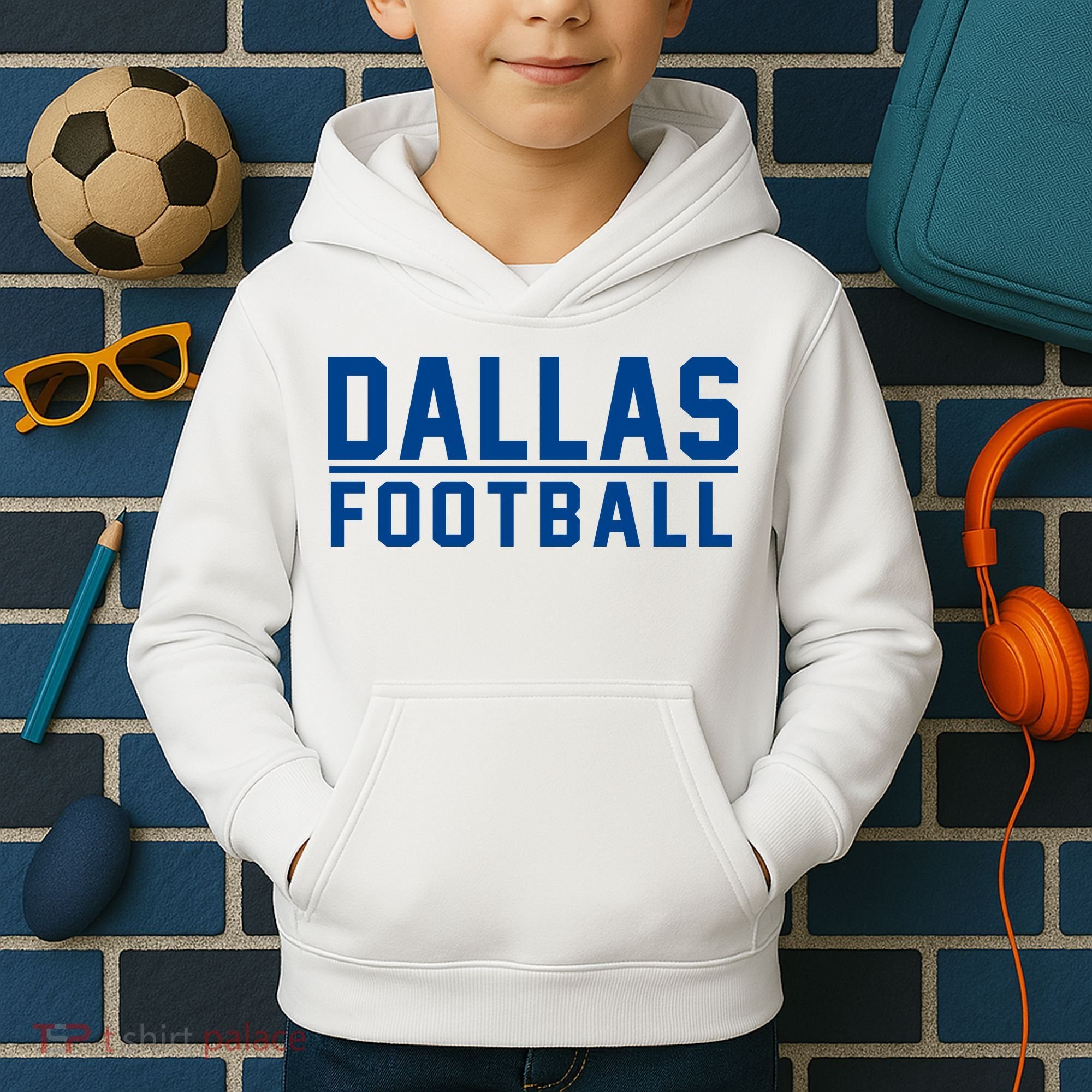 Cowboys Football Kids Hoodie
