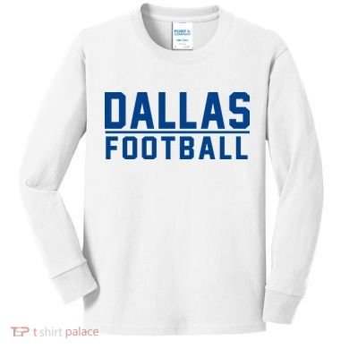 Cowboys Football Kids Long Sleeve Shirt