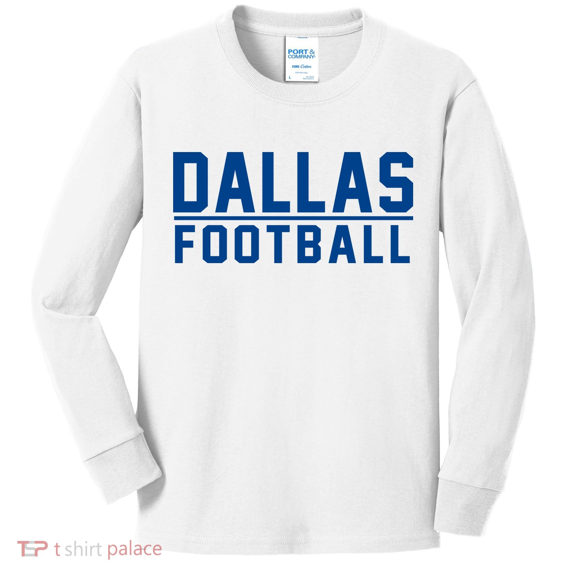 Cowboys Football Kids Long Sleeve Shirt