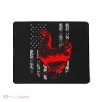 Chicken Farmer Cool Chicken Flag Mousepad thumb 0