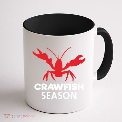 Crawdad Funny Crawfish Boil Season Crayfish Gift Coffee Mug back