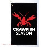 Crawdad Funny Crawfish Boil Season Crayfish Gift Golf Towel thumb 0