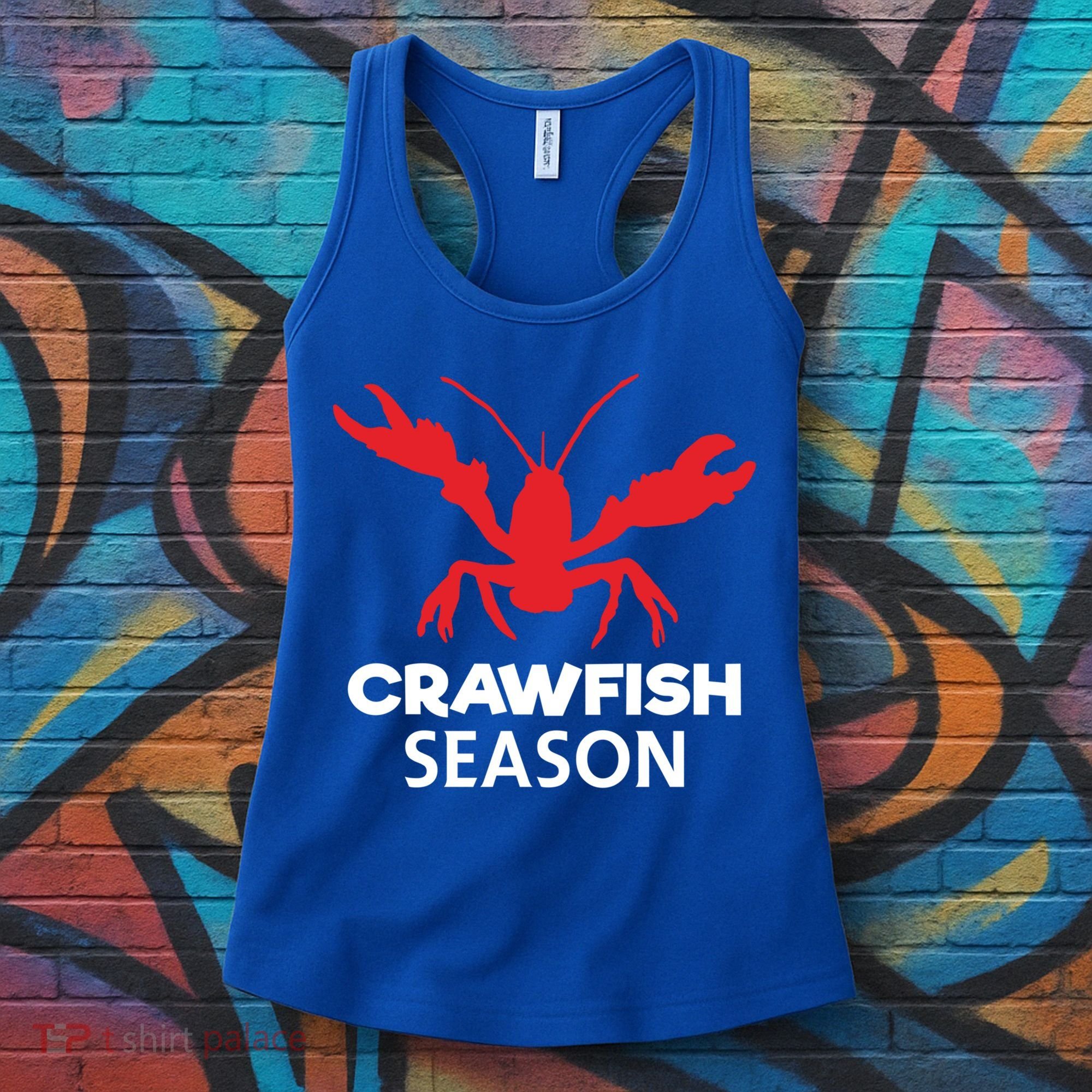 Crawdad Funny Crawfish Boil Season Crayfish Gift Women's Tank Top