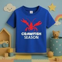 Crawdad Funny Crawfish Boil Season Crayfish Gift Toddler T-Shirt thumb 3