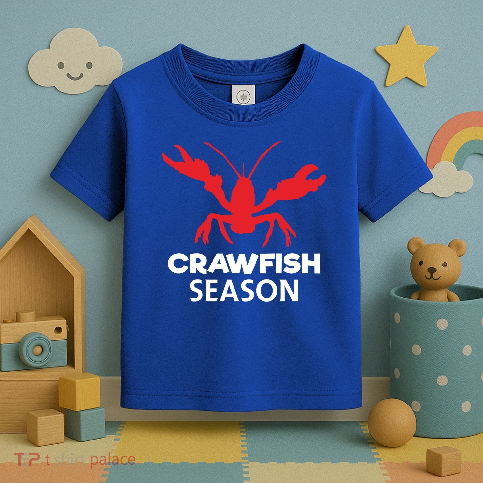 Crawdad Funny Crawfish Boil Season Crayfish Gift Toddler T-Shirt