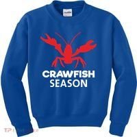 Crawdad Funny Crawfish Boil Season Crayfish Gift Kids Sweatshirt thumb 0