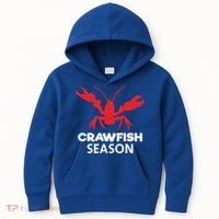 Crawdad Funny Crawfish Boil Season Crayfish Gift Kids Hoodie thumb 0