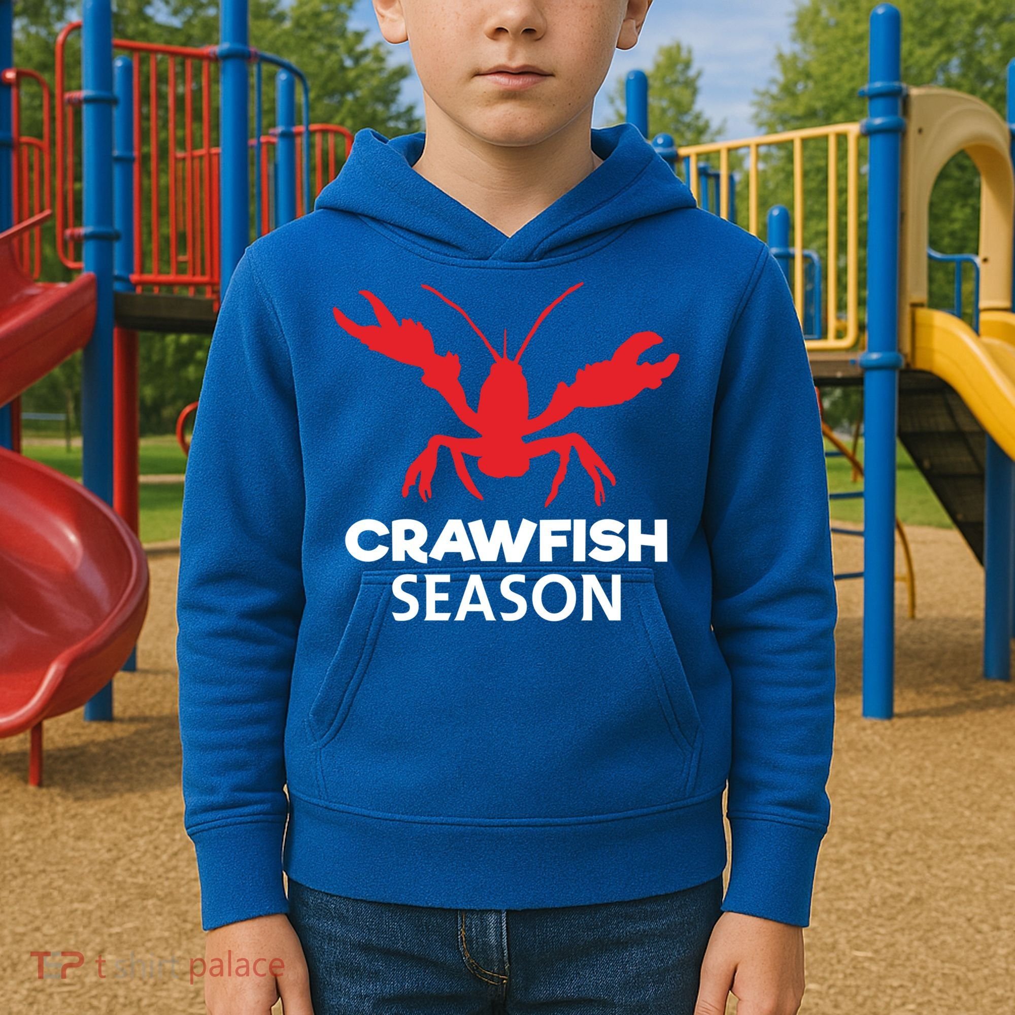 Crawdad Funny Crawfish Boil Season Crayfish Gift Kids Hoodie