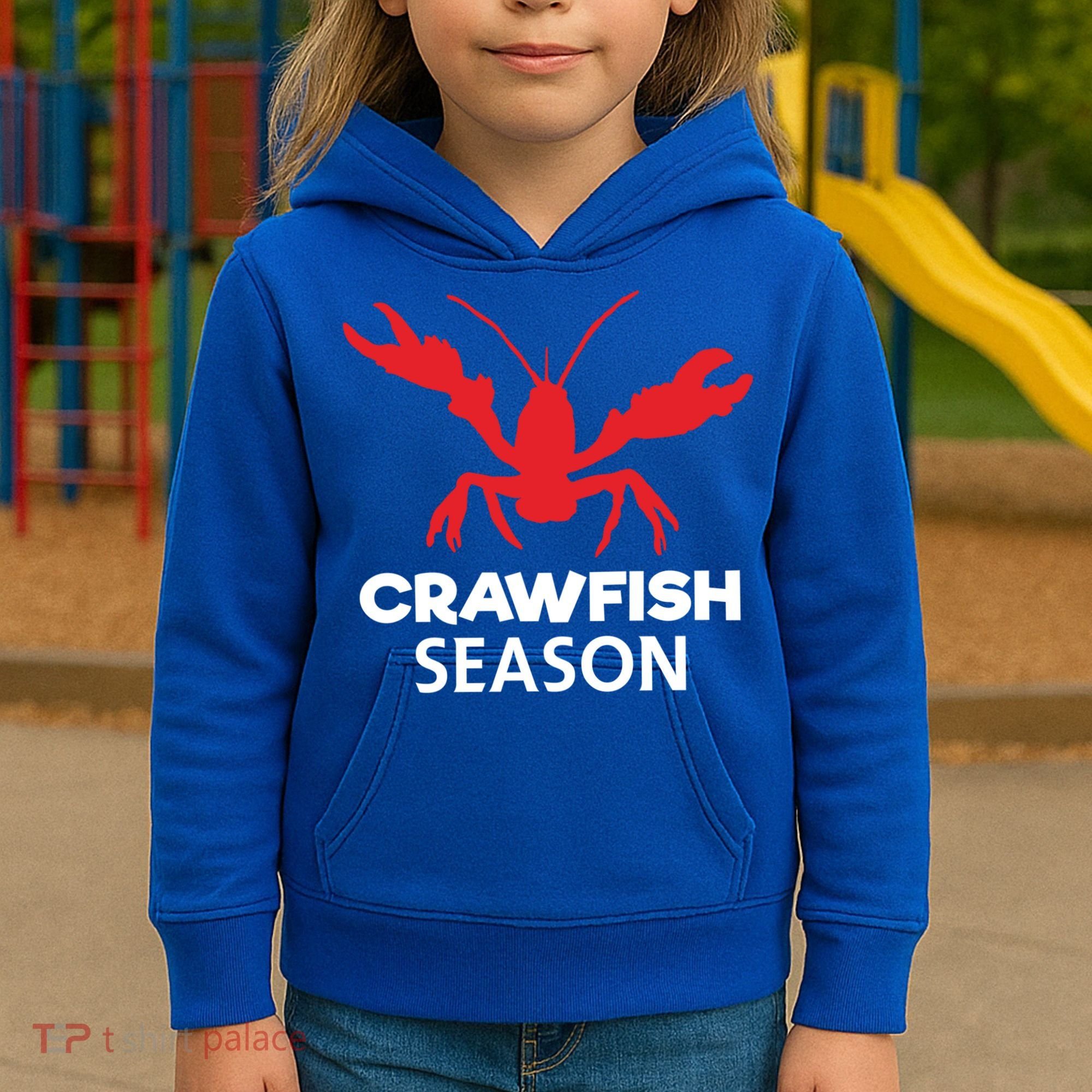 Crawdad Funny Crawfish Boil Season Crayfish Gift Kids Hoodie