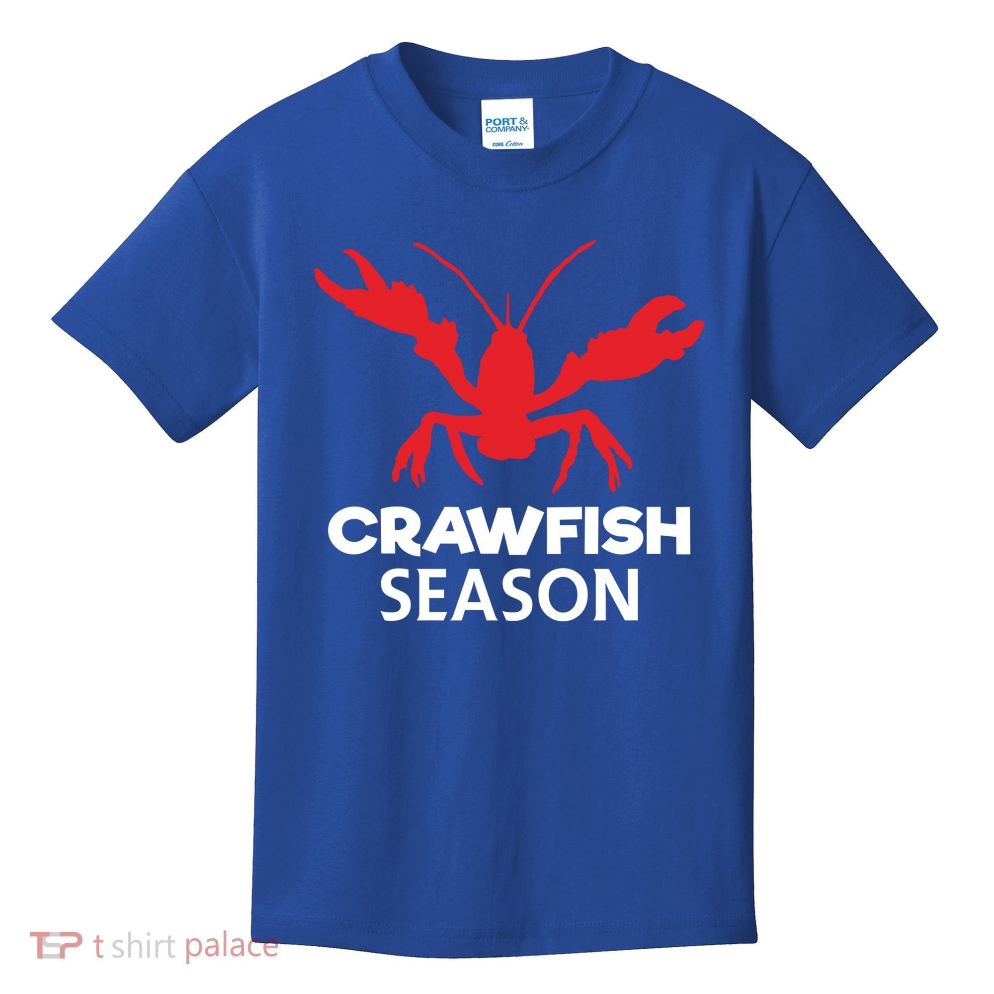 Crawdad Funny Crawfish Boil Season Crayfish Gift Kids T-Shirt