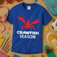 Crawdad Funny Crawfish Boil Season Crayfish Gift Kids T-Shirt thumb 3