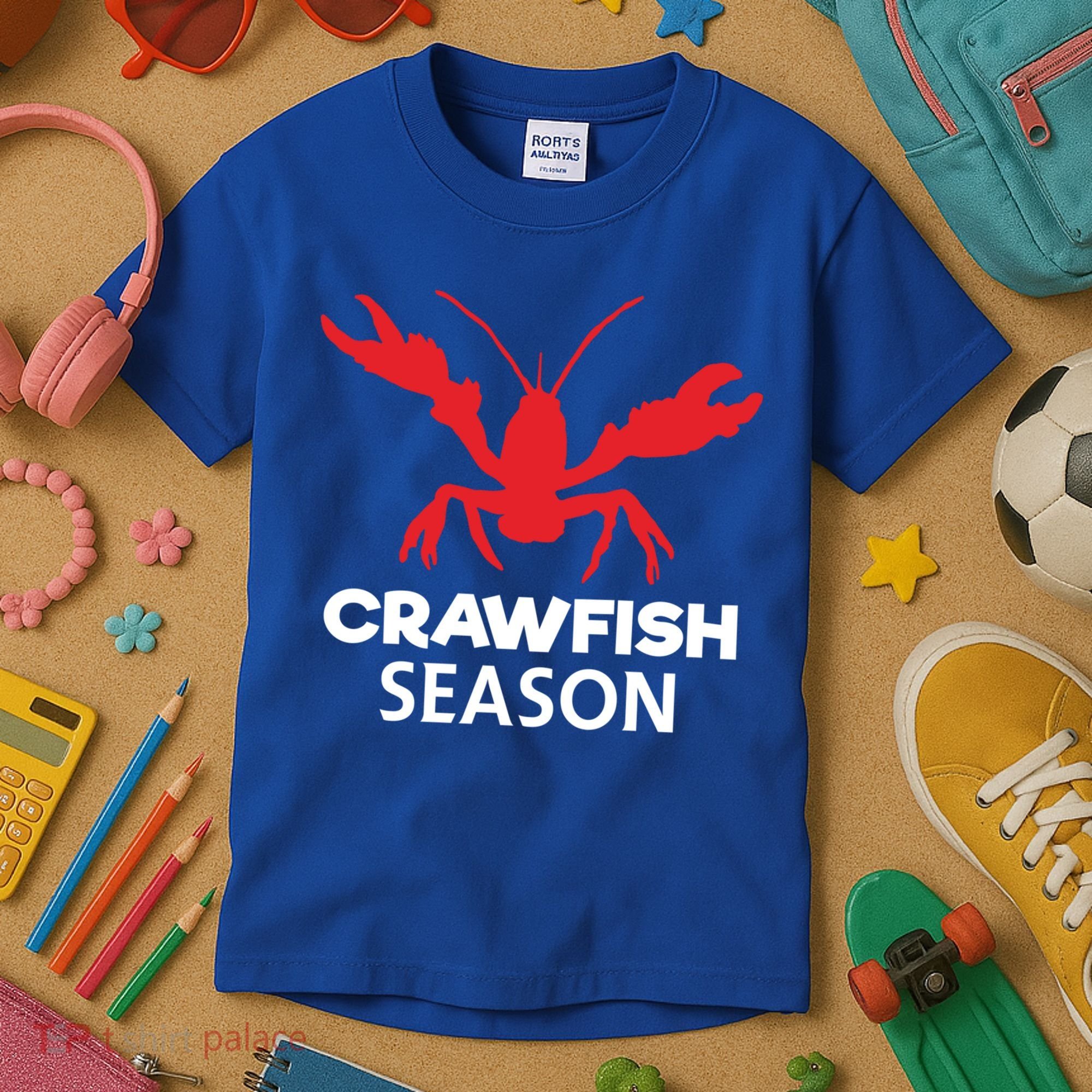 Crawdad Funny Crawfish Boil Season Crayfish Gift Kids T-Shirt