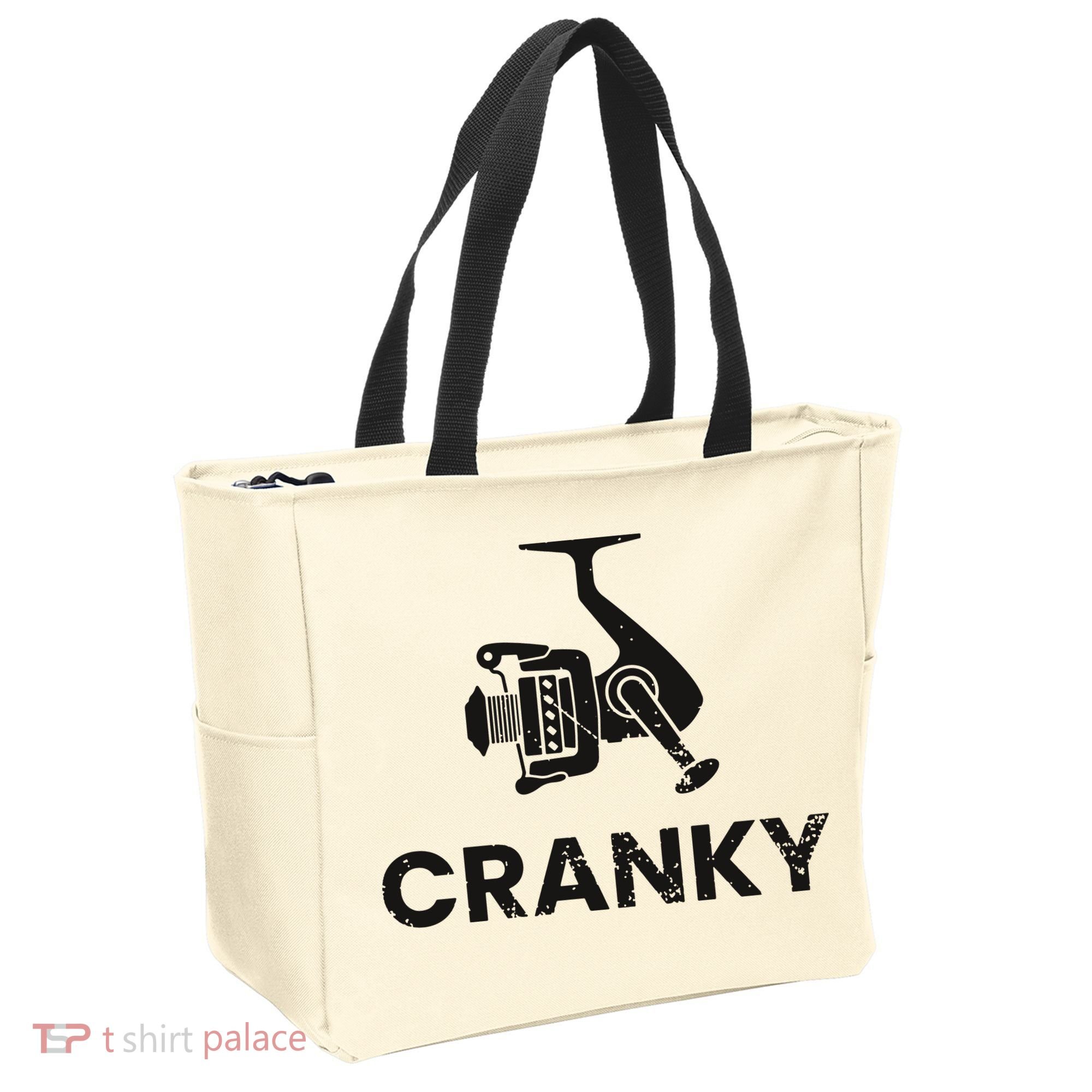 Cranky Fishing Tote Bag