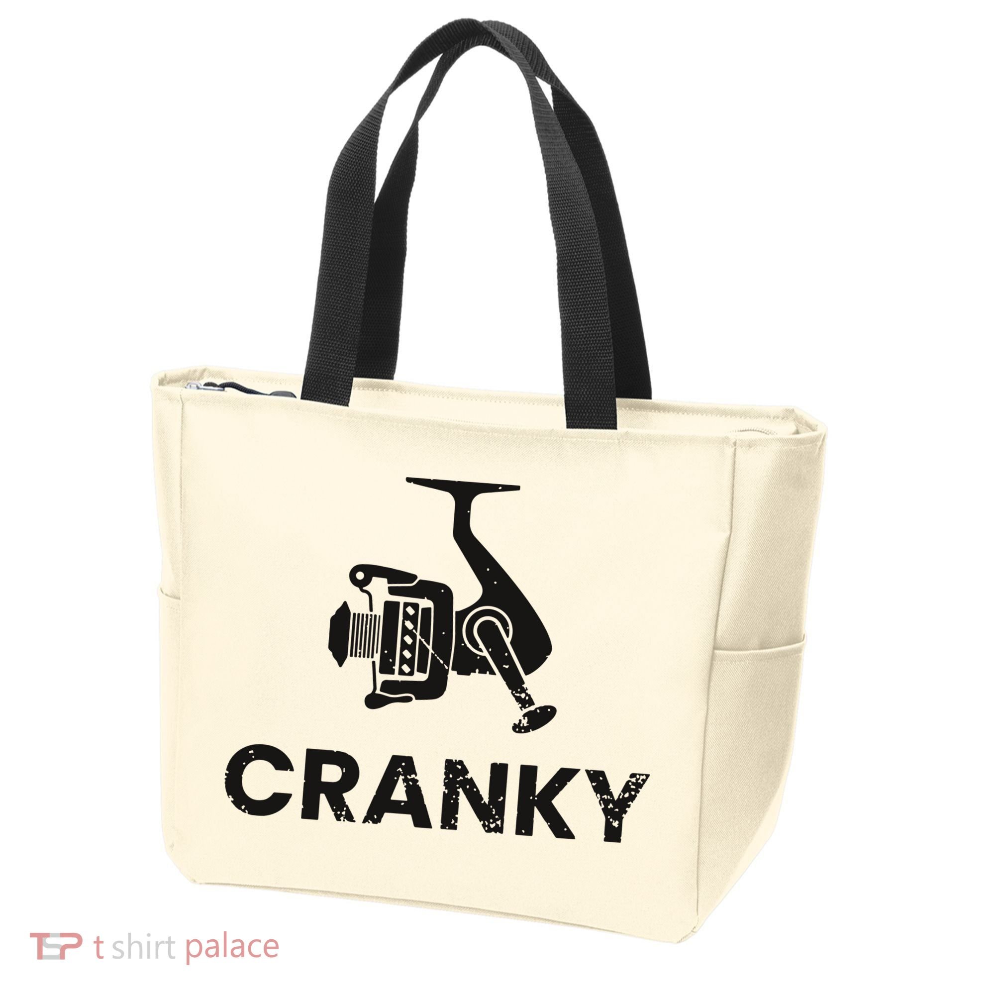 Cranky Fishing Tote Bag