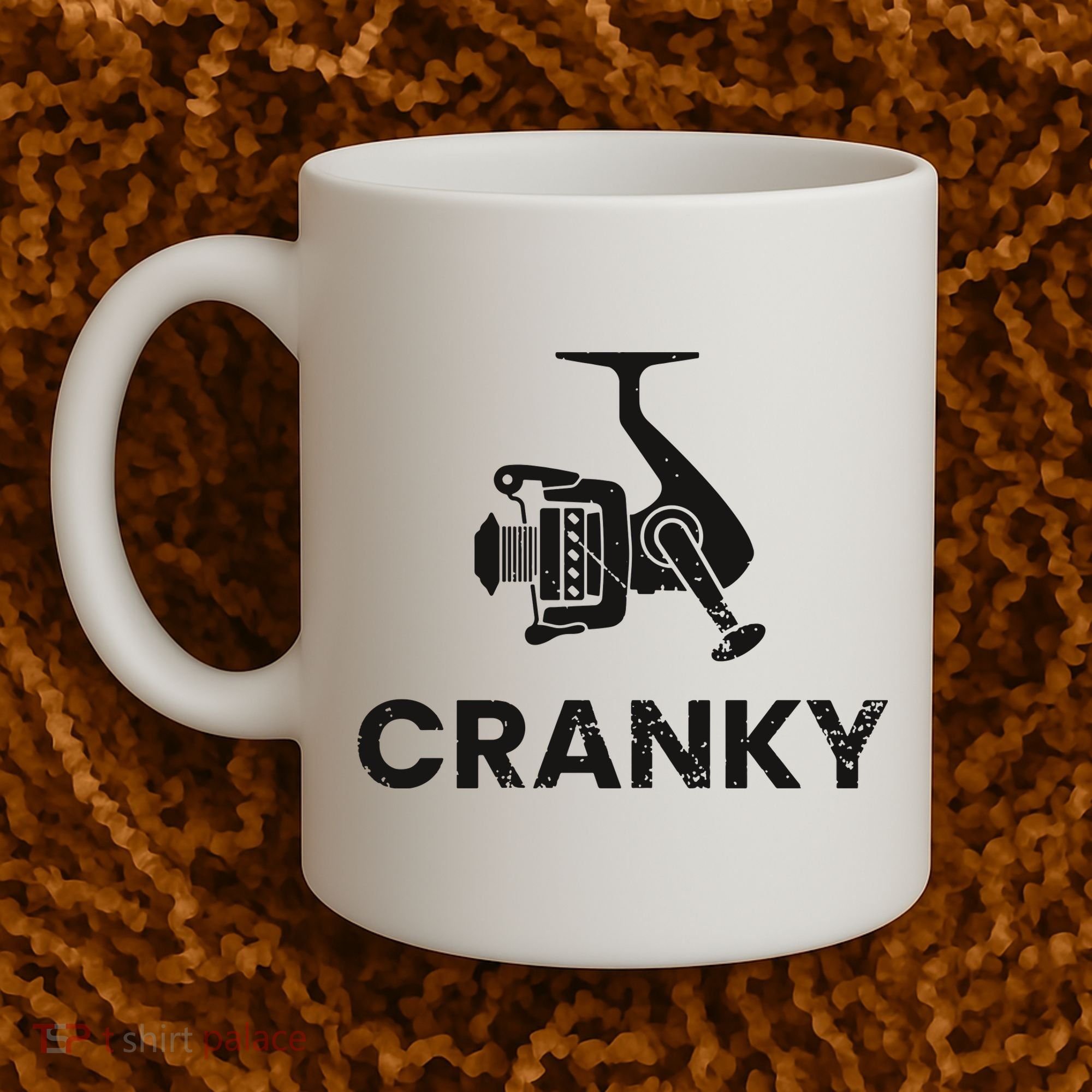 Cranky Fishing Coffee Mug