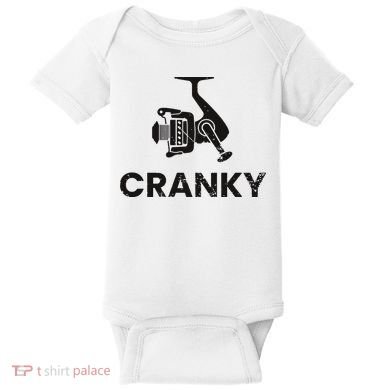 Cranky Fishing Baby Bodysuit