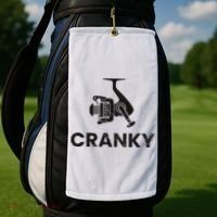 Cranky Fishing Golf Towel thumb 2