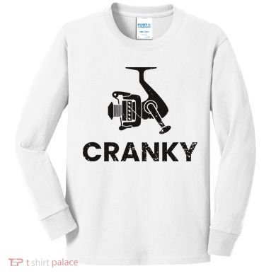 Cranky Fishing Kids Long Sleeve Shirt