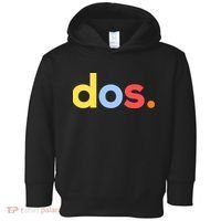 Cute Funny Dos Anos 2nd Birthday For Boys Toddler Hoodie thumb 0