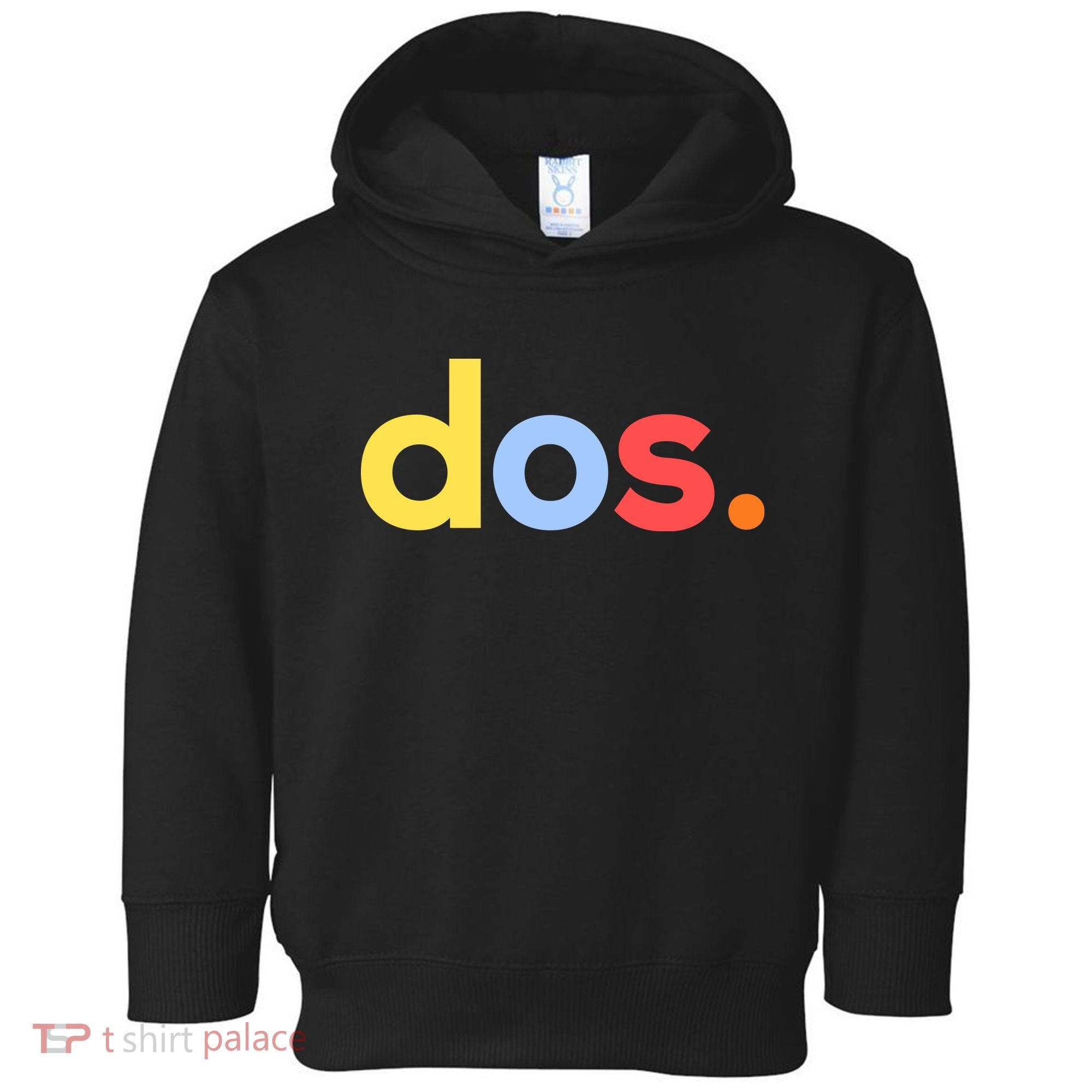 Cute Funny Dos Anos 2nd Birthday For Boys Toddler Hoodie