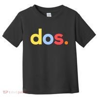 Cute Funny Dos Anos 2nd Birthday For Boys Toddler T-Shirt thumb 0