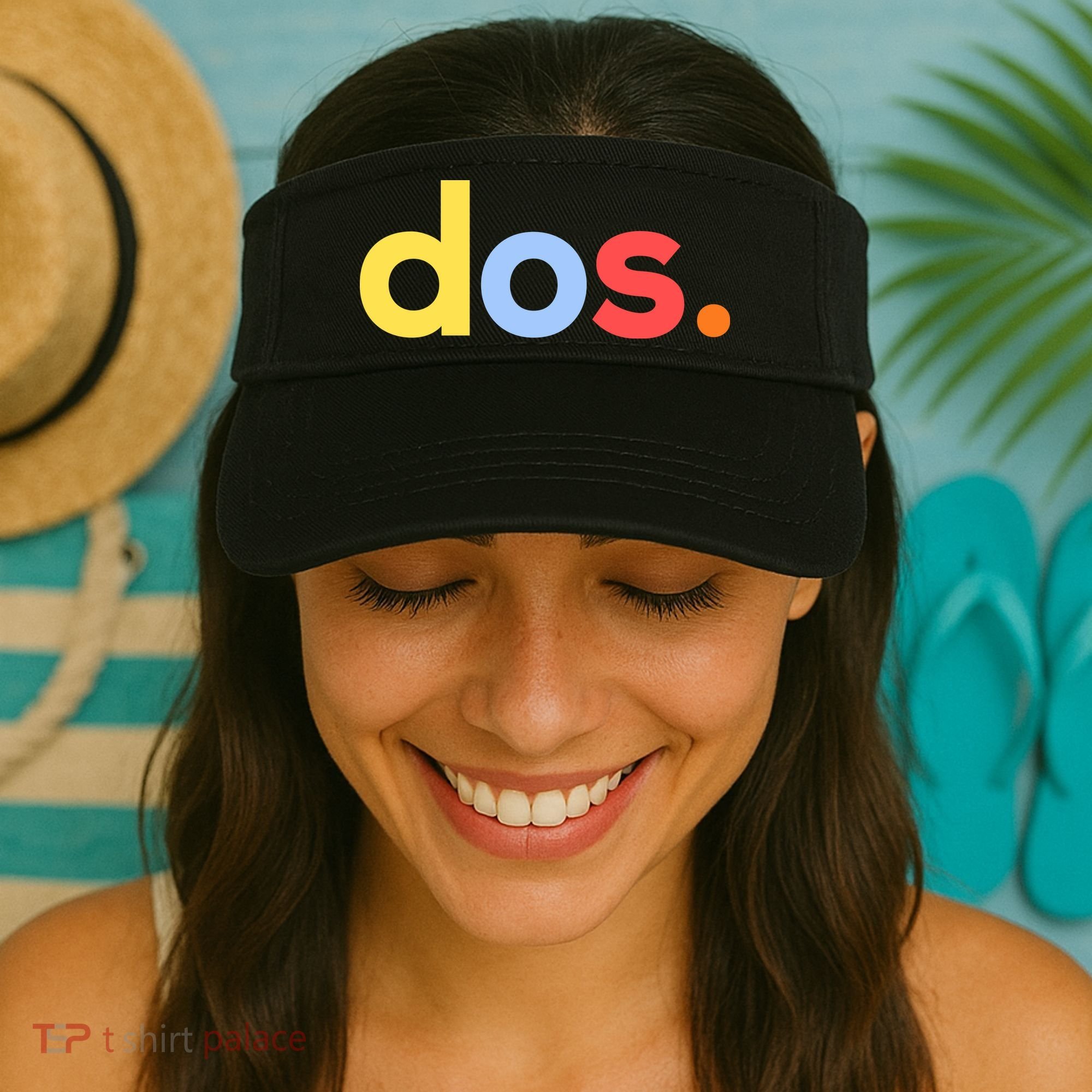 Cute Funny Dos Anos 2nd Birthday For Boys Visor