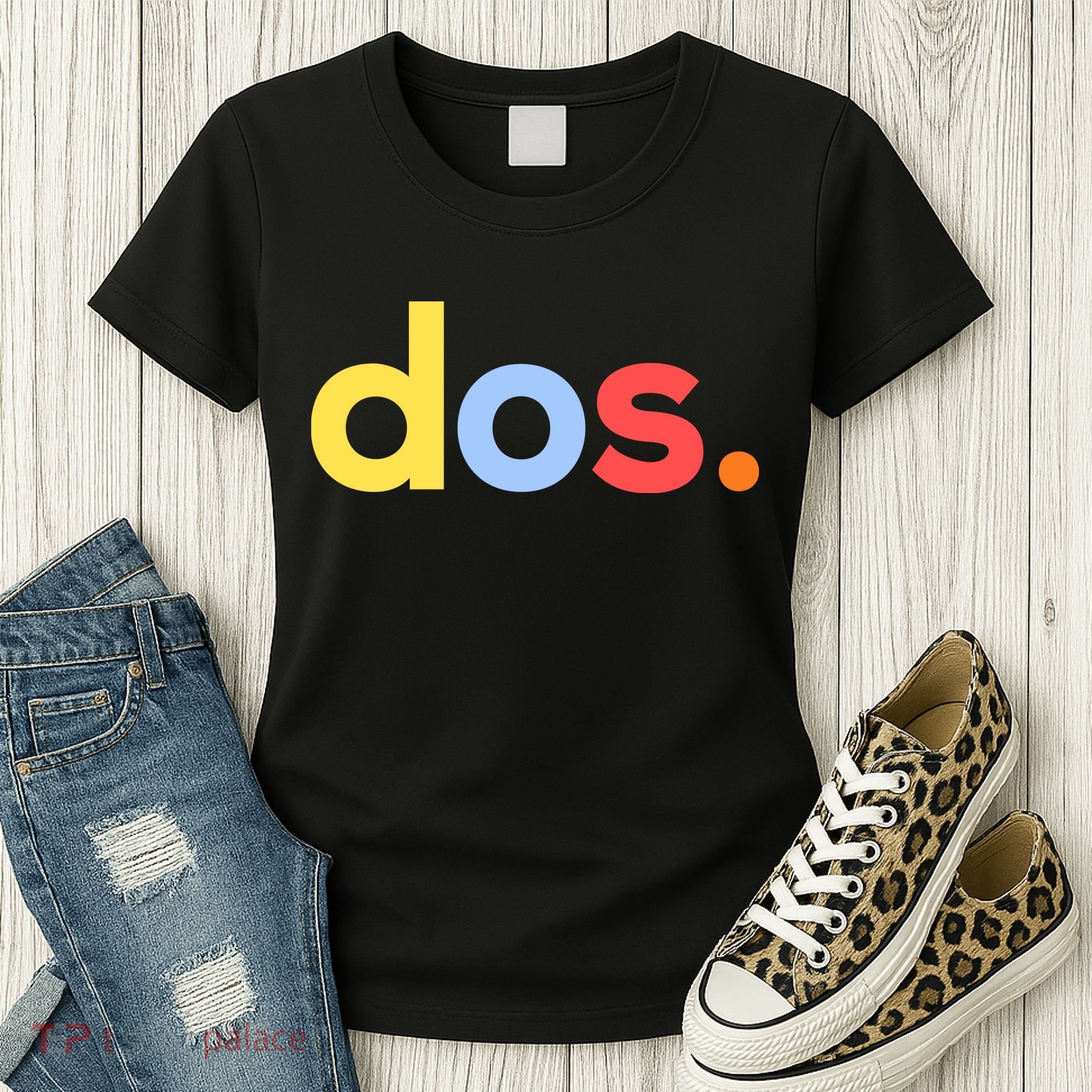 Cute Funny Dos Anos 2nd Birthday For Boys Women's T-Shirt
