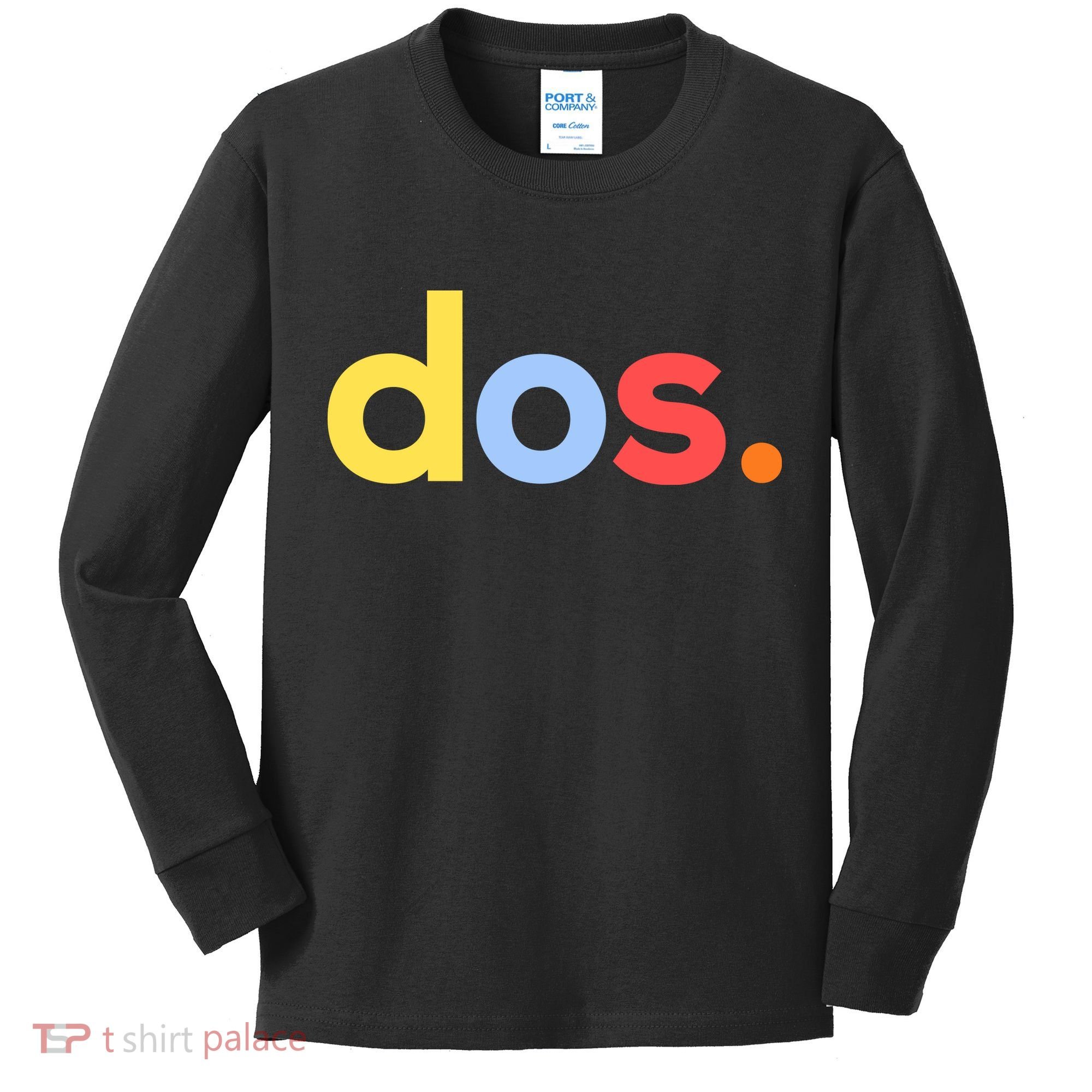 Cute Funny Dos Anos 2nd Birthday For Boys Kids Long Sleeve Shirt