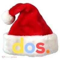 Cute Funny Dos Anos 2nd Birthday For Boys Santa Hat thumb 0