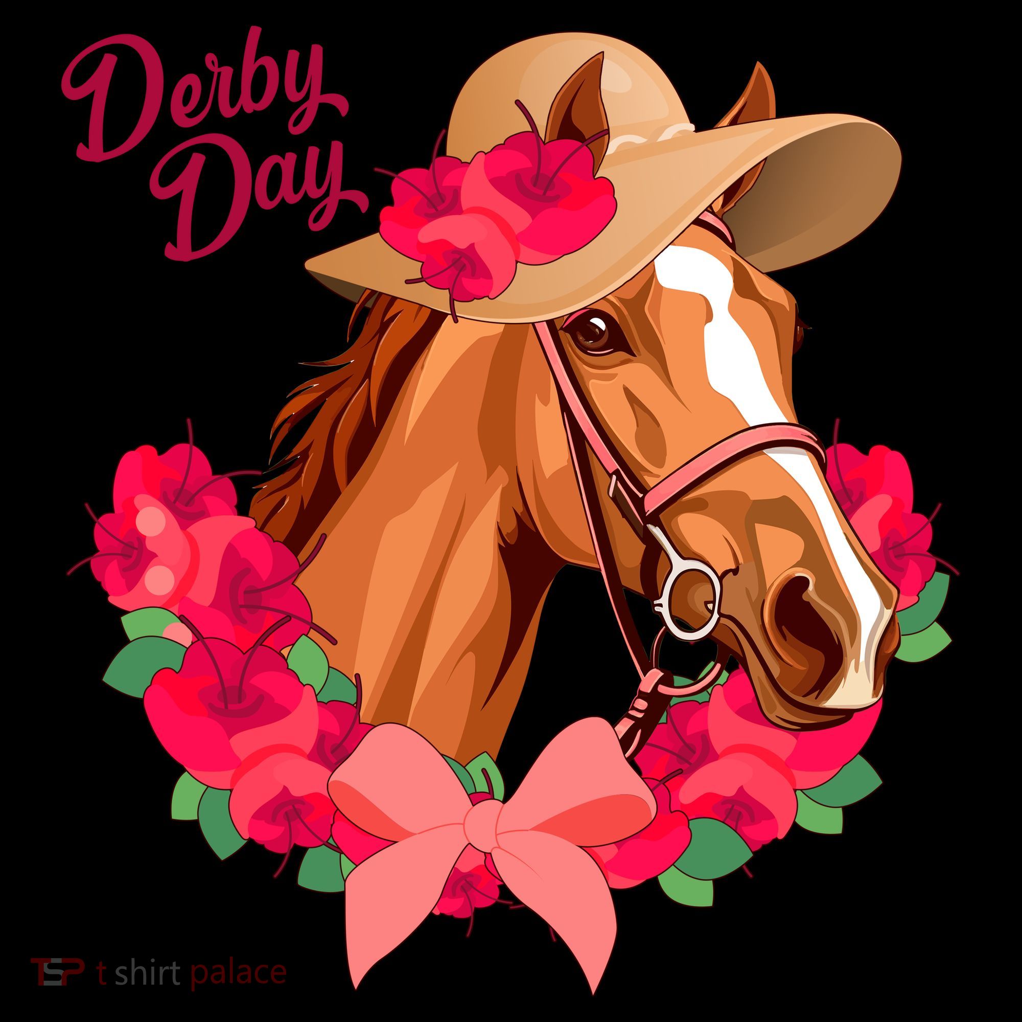 Cute Floral Derby Day Horse Coffee Mug