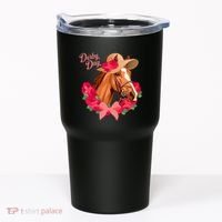 Cute Floral Derby Day Horse Tumbler thumb 0
