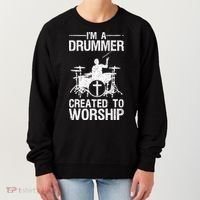 Christian Funny Drummer Player Lover Women's Sweatshirt thumb 0