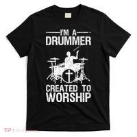Christian Funny Drummer Player Lover T-Shirt thumb 0