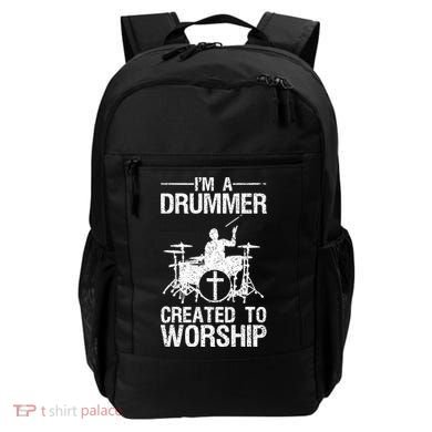 Christian Funny Drummer Player Lover Backpack