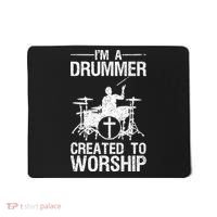 Christian Funny Drummer Player Lover Mousepad thumb 0
