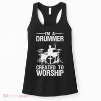 Christian Funny Drummer Player Lover Women's Tank Top thumb 0