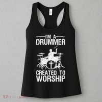 Christian Funny Drummer Player Lover Women's Tank Top thumb 3