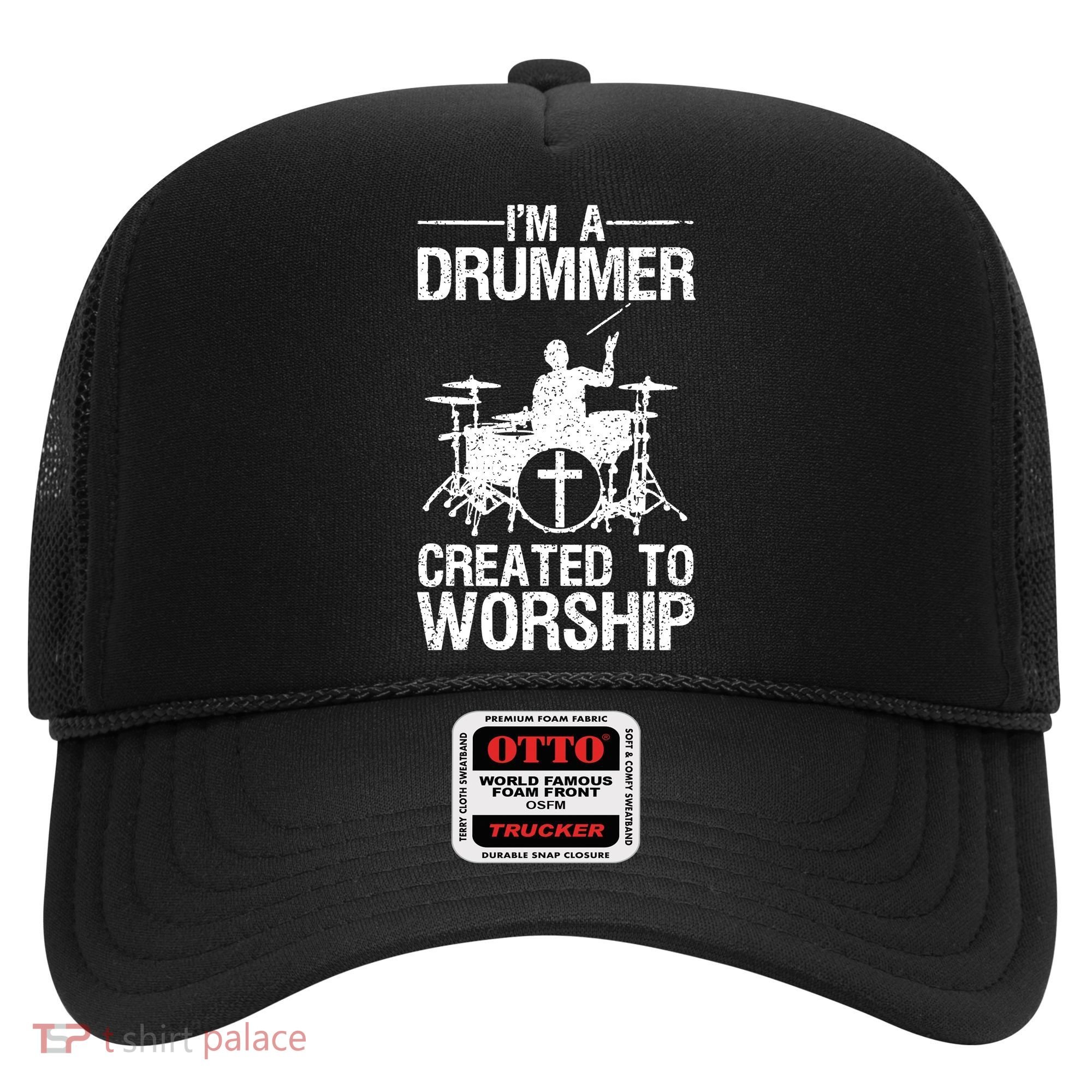 Christian Funny Drummer Player Lover Hat