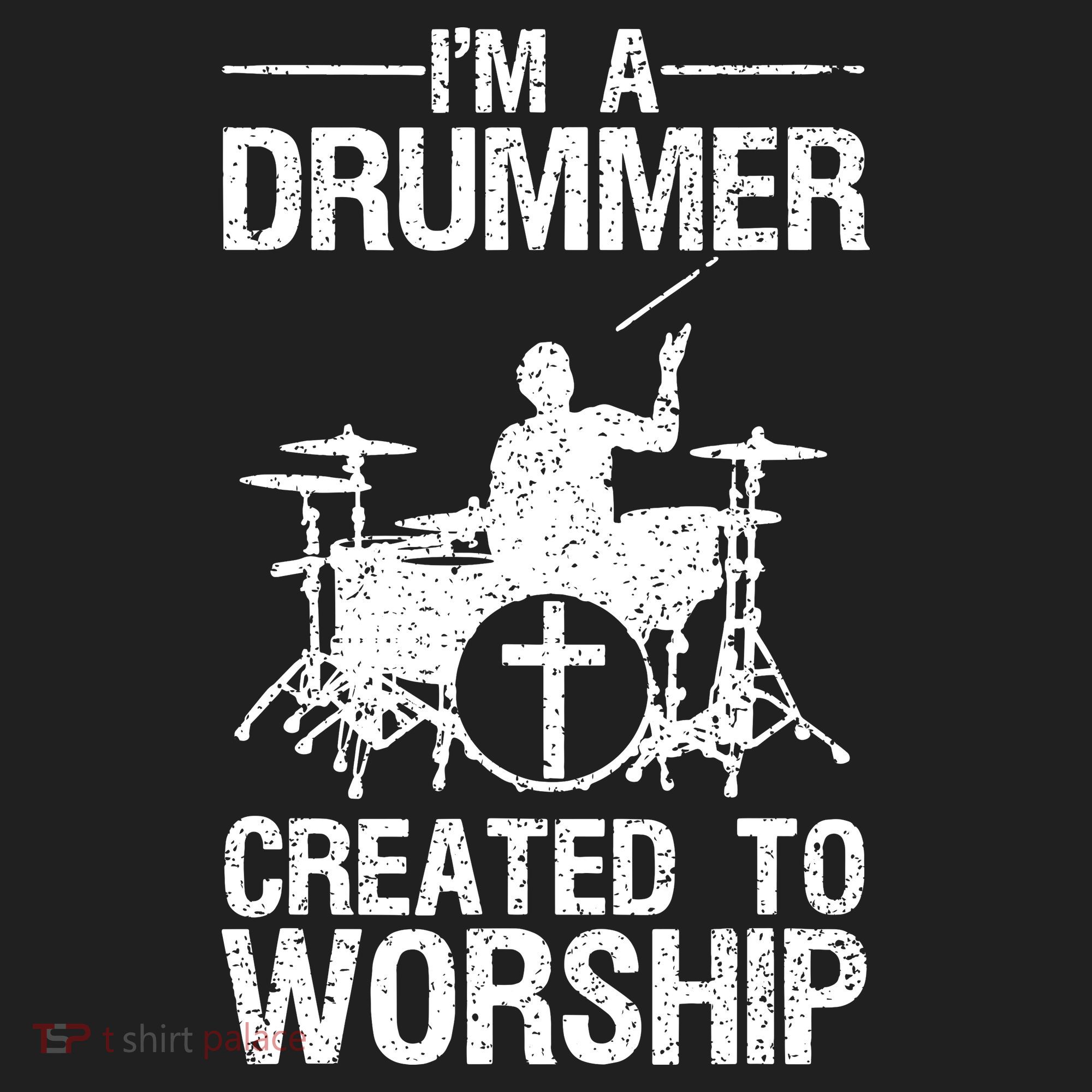 Christian Funny Drummer Player Lover Golf Towel