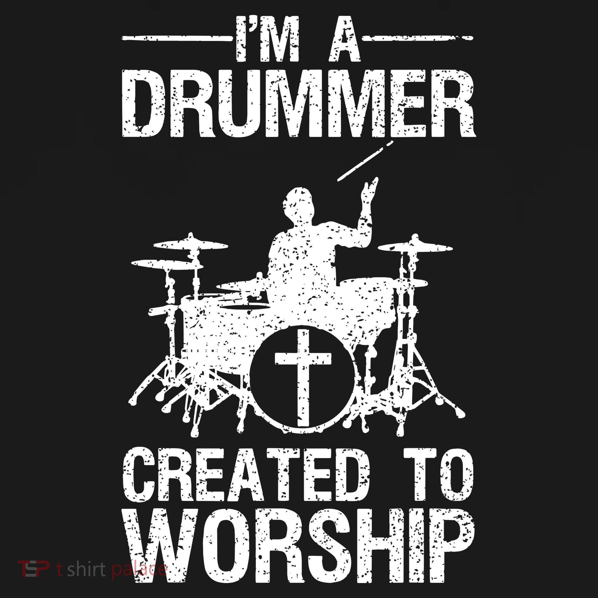 Christian Funny Drummer Player Lover Kids T-Shirt