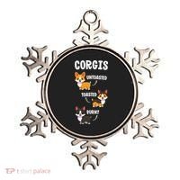 Corgi Funny Dog Lovers Gift Untoasted Toasted Burnt Ornament thumb 0