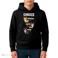 Corgi Funny Dog Lovers Gift Untoasted Toasted Burnt Kids Hoodie thumb 4