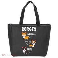 Corgi Funny Dog Lovers Gift Untoasted Toasted Burnt Tote Bag thumb 0
