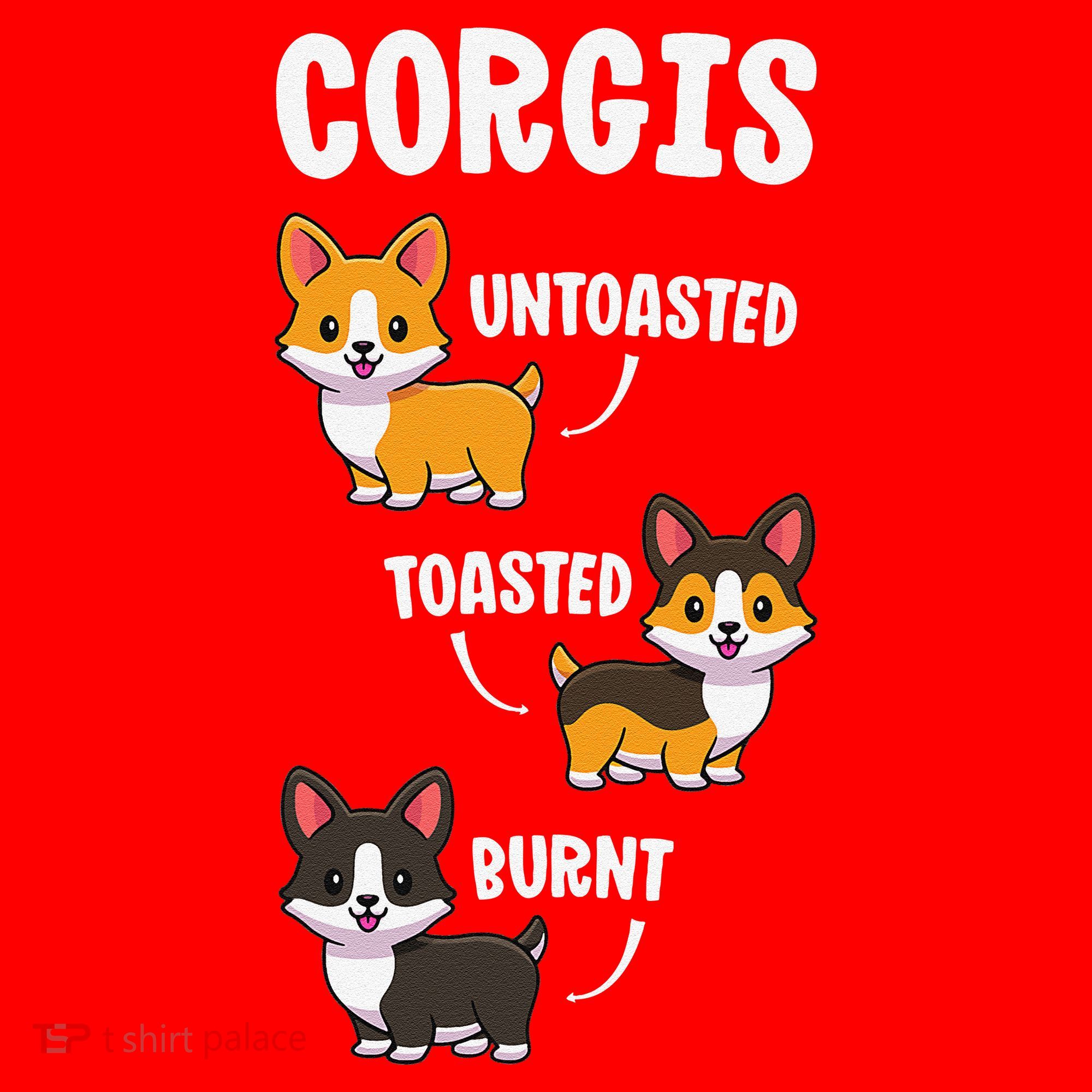 Corgi Funny Dog Lovers Gift Untoasted Toasted Burnt Santa Hat